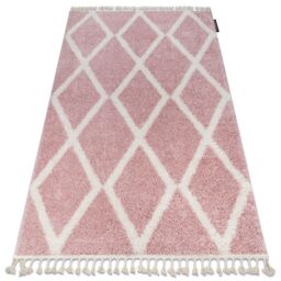 RugsX Berber Rug in Pink - Size: 160 cm x 220 cm - thumbnail 1