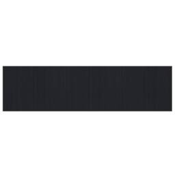 Berkfield Home Rug Rectangular Black80x300 cm Bamboo in Black - Size: Medium