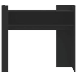 Berkfield Home Classic Console Table Black 100x35x90 cm Engineered Wood - Size: 100 x 35 x 90 cm - thumbnail 4