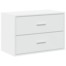Berkfield Home Cabinet with 2 Drawers White 60x31x40 cm Engineered Wood - Size: 60 x 31 x 40 cm - thumbnail 2