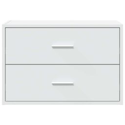 Berkfield Home Cabinet with 2 Drawers White 60x31x40 cm Engineered Wood - Size: 60 x 31 x 40 cm - thumbnail 4