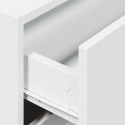 Berkfield Home Cabinet with 2 Drawers White 60x31x40 cm Engineered Wood - Size: 60 x 31 x 40 cm - thumbnail 8