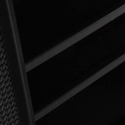 Berkfield Home Garden Storage Cabinet Black 65x45x88 cm PP Rattan - Size: 65 x 45 x 88 cm - thumbnail 6