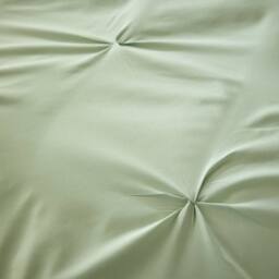 New Edge Blinds Pintuck Duvet Set in Light Green - Size: King - thumbnail 3