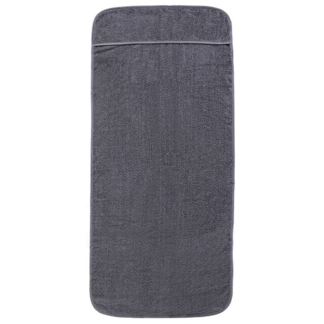 Berkfield Home Soft Beach Towels 2 pcs Anthracite 75x200 cm Fabric 400 GSM in Dark Grey - image 1