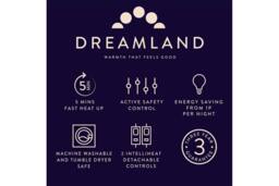 Dreamland Electric Mattress Protector Double in White - thumbnail 6