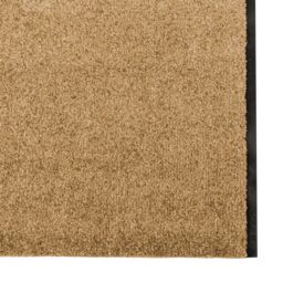 Berkfield Home Doormat Cream, Black Polyamide 400 x 120 x 0.9 cm Doormat in Cream - Size: Medium - thumbnail 3