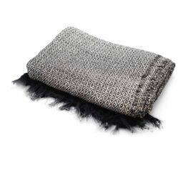 KDMD Boho Comfort Throws - 125x150cm - Charcoal in Black - Size: 125x150 cm - thumbnail 4
