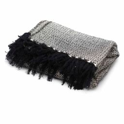 KDMD Boho Comfort Throws - 125x150cm - Charcoal in Black - Size: 125x150 cm - thumbnail 2