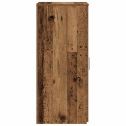 Berkfield Home Storage Cabinet Old Wood 40x45x103.5 cm Engineered Wood in Brown - thumbnail 6
