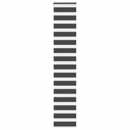 Berkfield Home Zebra Blind Black 50x200 cm Fabric Width 45.9 cm Polyester - thumbnail 2