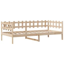 Berkfield Home Daybed with Drawers without Mattress 90x190 cm Single Solid Wood in Brown - thumbnail 5