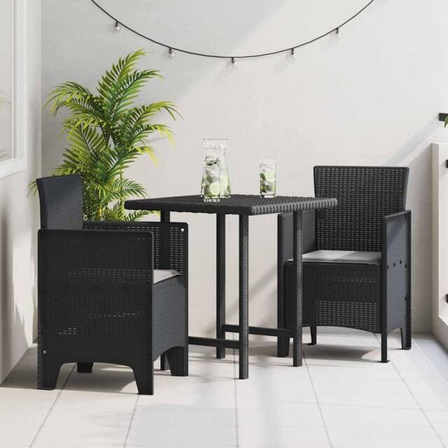Berkfield Home Garden Chair Set of 2 Anthracite, Light Grey - image 1
