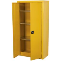 Loops Hazardous Substance Cabinet - 900 x 460 x 1800mm - Two Door - 2-Point Key Lock - thumbnail 4