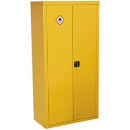 Loops Hazardous Substance Cabinet - 900 x 460 x 1800mm - Two Door - 2-Point Key Lock