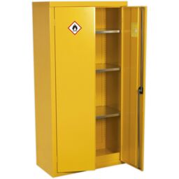 Loops Hazardous Substance Cabinet - 900 x 460 x 1800mm - Two Door - 2-Point Key Lock - thumbnail 3
