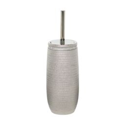 Showerdrape Pzazz Silver Diamante Toilet Brush & Holder - thumbnail 3