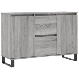 Berkfield Home Sideboard Grey Sonoma 104x35x70 cm Engineered Wood - Size: 104 x 35 x 70 cm - thumbnail 2