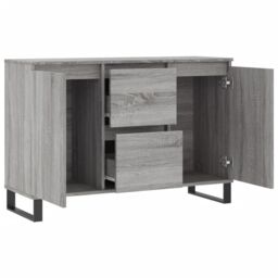 Berkfield Home Sideboard Grey Sonoma 104x35x70 cm Engineered Wood - Size: 104 x 35 x 70 cm - thumbnail 6