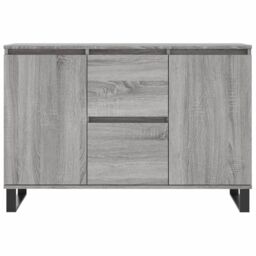 Berkfield Home Sideboard Grey Sonoma 104x35x70 cm Engineered Wood - Size: 104 x 35 x 70 cm - thumbnail 5