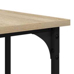 Berkfield Home Desk Sonoma Oak 139x139x75 cm Engineered Wood in Brown - Size: 139 x 139 x 75 cm - thumbnail 9