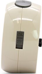 Acctim Grace Non-Ticking Sweep Analogue Bedroom Alarm Clock in Taupe - thumbnail 4