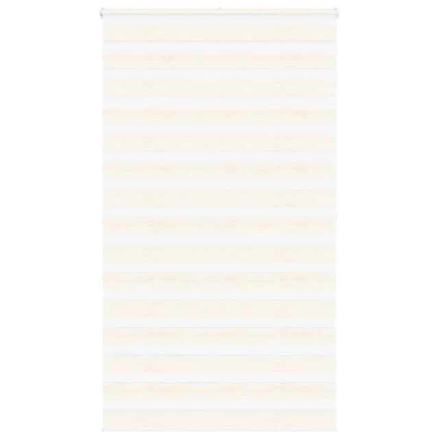 Berkfield Home Zebra Blind Marble Beige 125x200 cm Fabric Width 120.9 cm Polyester - image 1