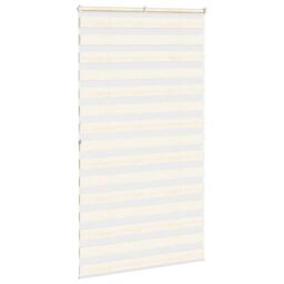 Berkfield Home Zebra Blind Marble Beige 125x200 cm Fabric Width 120.9 cm Polyester - thumbnail 4