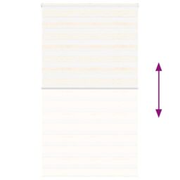 Berkfield Home Zebra Blind Marble Beige 125x200 cm Fabric Width 120.9 cm Polyester - thumbnail 5