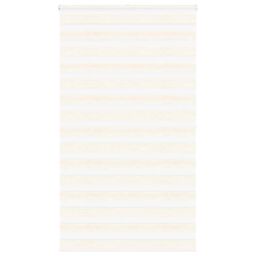 Berkfield Home Zebra Blind Marble Beige 125x200 cm Fabric Width 120.9 cm Polyester - thumbnail 1