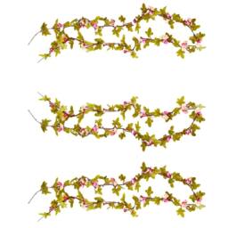 Garden Sanctuary 7FT Light Pink Artificial Rose Vine Hanging Flower Garland - thumbnail 2