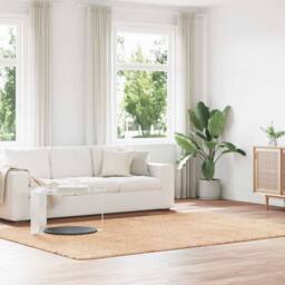 Berkfield Home Shaggy Rug High Pile NAVARRA Beige 200x290 cm Polyester - Size: Medium - thumbnail 2