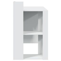 Berkfield Home Office Desk White 103.5x56.5x94 cm Engineered Wood - thumbnail 5