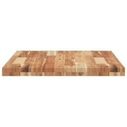 Berkfield Home Bathroom Vanity Top Oil Finished 100x60x4 cm Solid Wood Acacia in Brown - Size: 100 x 60 x 4 cm - thumbnail 5