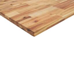 Berkfield Home Bathroom Vanity Top Oil Finished 100x60x4 cm Solid Wood Acacia in Brown - Size: 100 x 60 x 4 cm - thumbnail 7