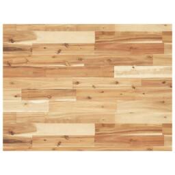 Berkfield Home Bathroom Vanity Top Oil Finished 100x60x4 cm Solid Wood Acacia in Brown - Size: 100 x 60 x 4 cm - thumbnail 2
