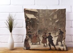 Warren Reed - Designer Dancing In The Street Cushions - Size: 45 cm x 45 cm - thumbnail 2