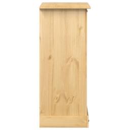 Berkfield Home Chest of Drawers Corona 92x48x114 cm Solid Wood Pine in Light Tan - Size: 92 x 48 x 114 cm - thumbnail 5