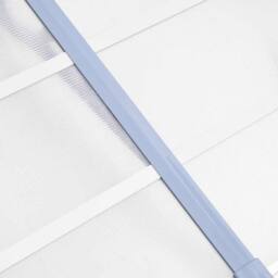 Berkfield Home Door Canopy Grey & Transparent 297.5x90 cm Polycarbonate in Clear - thumbnail 5