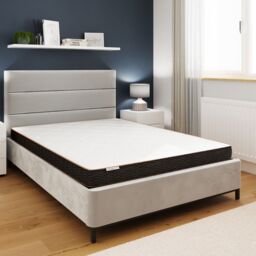 GFW SleepyCastle Rolled Bonnell Spring High Quality Durable Mattress In A Box - Size: Double - thumbnail 2