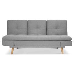 Bravich LTD Soho 4‑in‑1 Click Clack Sofa Bed - Linen Blend in Light Grey - Size: 3 Seater - thumbnail 3