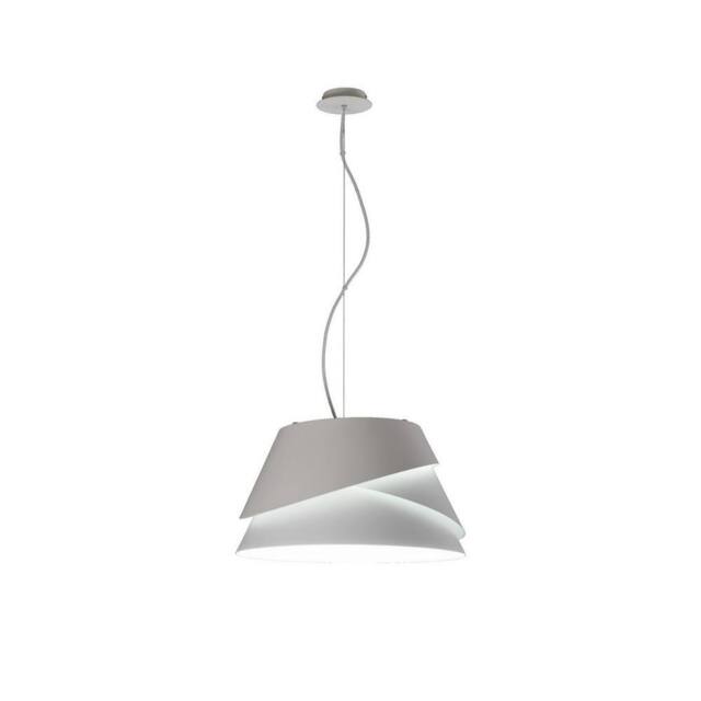 Netlighting Alboran Dome Ceiling Pendant Large 3x40W (No Inc) Alumimium Iron in White - image 1
