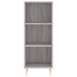 Berkfield Home Highboard Grey Sonoma 34.5x34x180 cm Engineered Wood - thumbnail 8