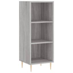 Berkfield Home Highboard Grey Sonoma 34.5x34x180 cm Engineered Wood - thumbnail 7