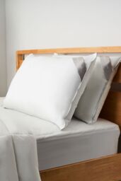 BHS Home Collection Feels Like Down Pair Pillow in White - Size: Double
