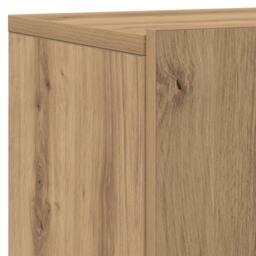 Berkfield Home TV Cabinet Wall-mounted Artisian Oak 80x30x41 cm in Brown - Size: 80 x 30 x 41 cm - thumbnail 9