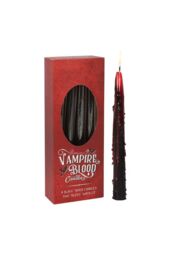 KDMD Set of 8 Vampire Blood Taper Candles in Red