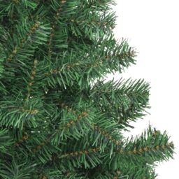 Berkfield Home Artificial Christmas Tree with Steel Stand 210 cm 910 Branches in Green - thumbnail 4