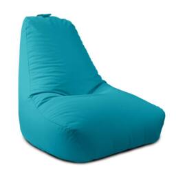 rucomfy Beanbags rucomfy Indoor Or Outdoor Adults Water Resistant Beanbag Chair in Turquoise - Size: Large - thumbnail 2