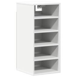 Berkfield Home Shoe Cabinet White 31.5x35x70 cm Engineered Wood - thumbnail 4